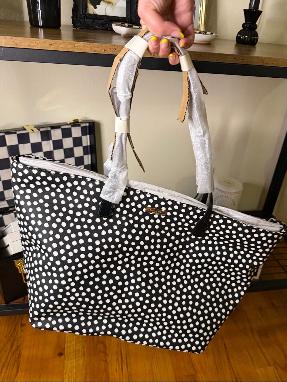 Kate Spade Shore Street Margaret Musical Dot Tote Bag NWT